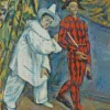 Pierrot And Harlequin by Paul Cezanne 5D Diamond Painting