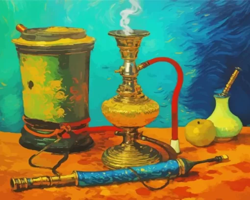 Vincent Van Gogh Hookah 5D Diamond Painting