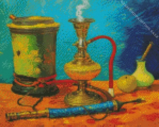 Vincent Van Gogh Hookah 5D Diamond Painting