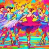 Abstract Ballerinas 5D Diamond Painting