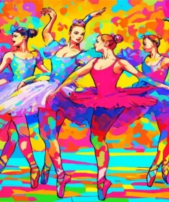 Abstract Ballerinas 5D Diamond Painting