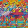 Abstract Ballerinas 5D Diamond Painting