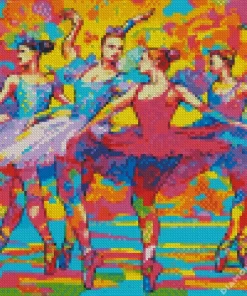 Abstract Ballerinas 5D Diamond Painting