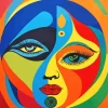 Abstract Face Art 5D Diamond Painting