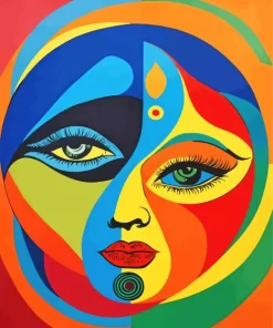 Abstract Face Art 5D Diamond Painting