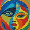 Abstract Face Art 5D Diamond Painting