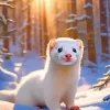 Adorable Ferret 5D Diamond Painting