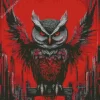 Aesthetic Evil Owl Art 5D Diamond Painting