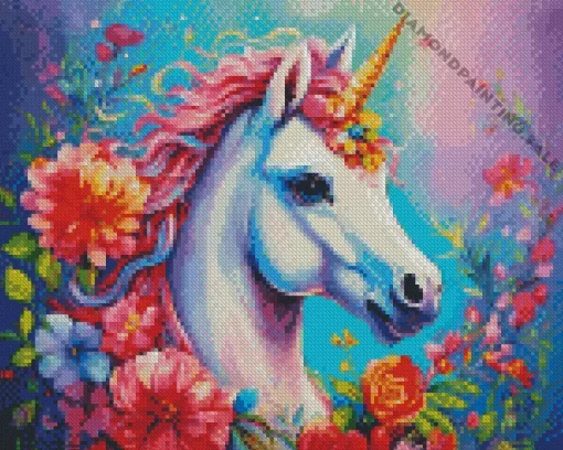 Aesthetic Fabulous Unicorn 5D Diamond Painting