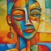 Aesthetic Face Cubism Art 5D Diamond Painting