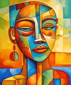 Aesthetic Face Cubism Art 5D Diamond Painting