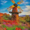 Aesthetic Farm Windmill 5D Diamond Painting