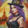 Aesthetic Female Steampunk Art 5D Diamond Painting