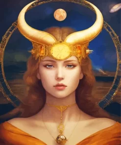 Aesthetic Female Taurus 5D Diamond Painting