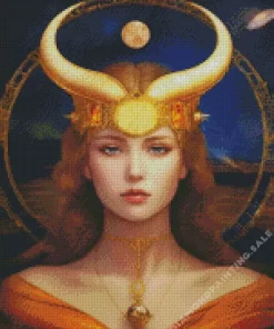 Aesthetic Female Taurus 5D Diamond Painting