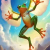 Aesthetic Frog With Wings Art 5D Diamond Painting