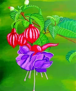 Aesthetic Fuchsia Art 5D Diamond Painting