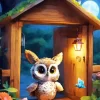 Aesthetic Fun Owl 5D Diamond Painting