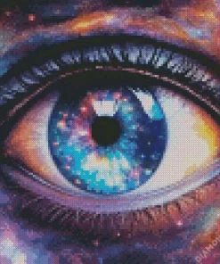 Aesthetic Galaxy Eye Art 5D Diamond Painting