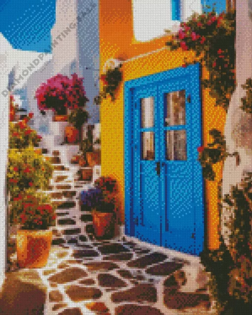 Aesthetic Greek Street 5D Diamond Painting