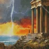 Aesthetic Greek Temple Of Zeus 5D Diamond Painting