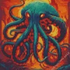 Aesthetic Green Kraken 5D Diamond Painting