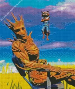 Aesthetic Groot In Fortnite 5D Diamond Painting