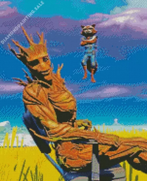 Aesthetic Groot In Fortnite 5D Diamond Painting