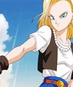 Android 18 5D Diamond Painting