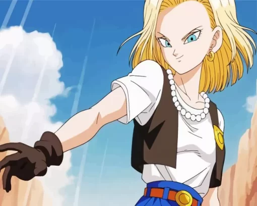 Android 18 5D Diamond Painting