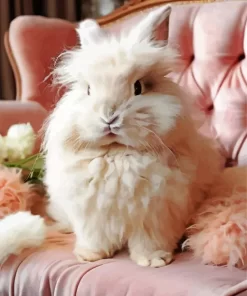 Angora Rabbit 5D Diamond Painting