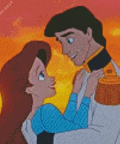 Ariel And Eric 5D Diamond Painting