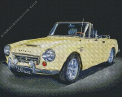 Beige Fairlady Datsun 5D Diamond Painting