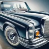 Black Vintage Mercedes 5D Diamond Painting