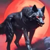 Black Wolf Evil 5D Diamond Painting