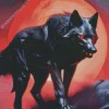 Black Wolf Evil 5D Diamond Painting