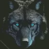 Black Wolf Head 5D Diamond Painting