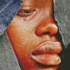 Black Woman Crying 5D Diamond Painting