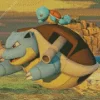 Blastoise And Squirtle 5D Diamond Painting