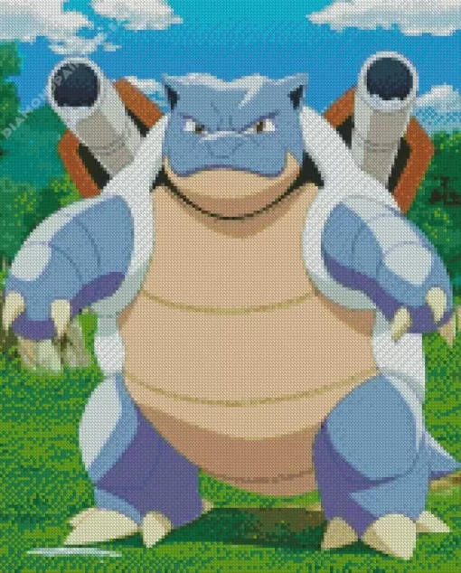 Blastoise Pokemon 5D Diamond Painting