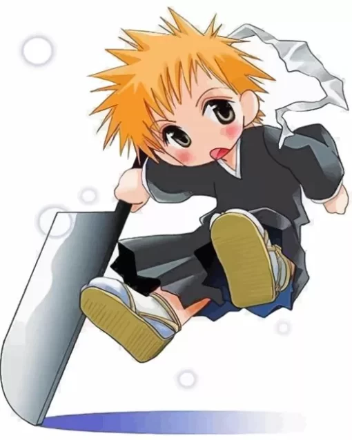 Bleach Anime Ichigo Chibi 5D Diamond Painting