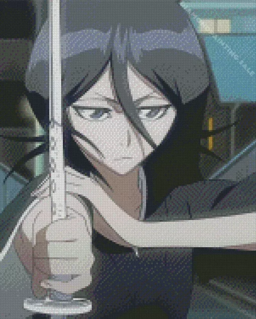 Bleach Anime Rukia 5D Diamond Painting