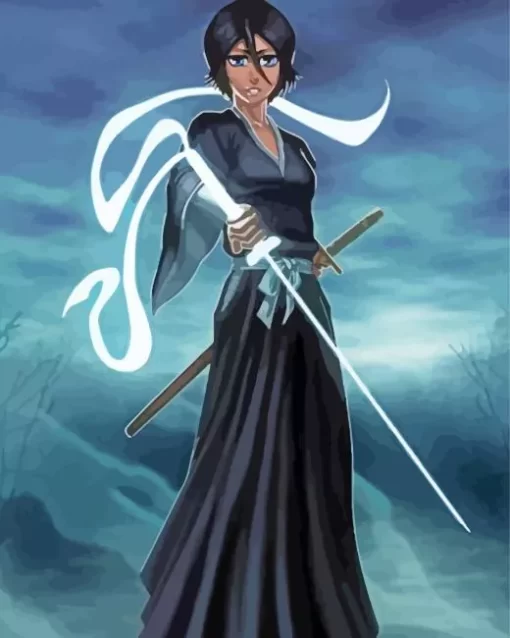 Bleach Anime Rukia Art 5D Diamond Painting