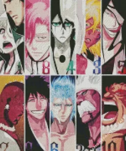 Bleach Arrancar Numbers 5D Diamond Painting