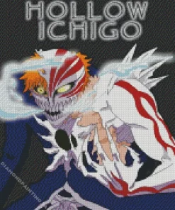 Bleach Ichigo Half Hollow 5D Diamond Painting