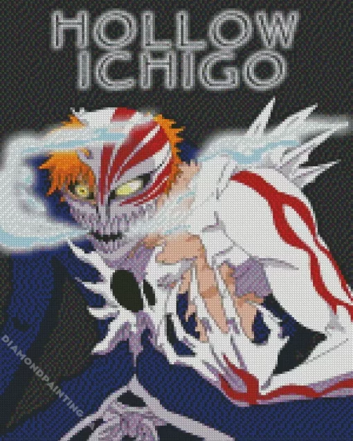 Bleach Ichigo Half Hollow 5D Diamond Painting