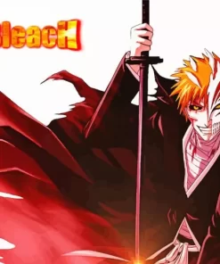 Bleach Ichigo Half Hollow Poster 5D Diamond Painting