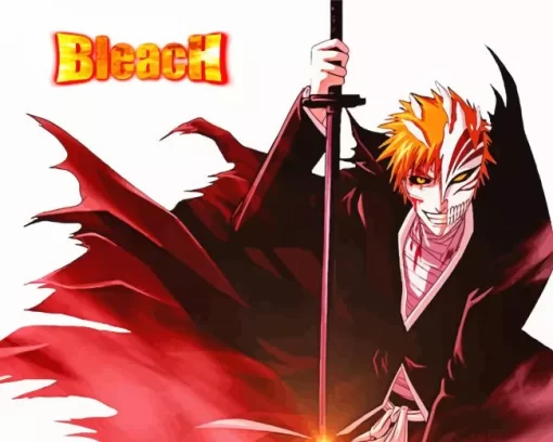 Bleach Ichigo Half Hollow Poster 5D Diamond Painting