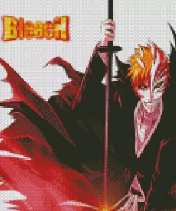 Bleach Ichigo Half Hollow Poster 5D Diamond Painting