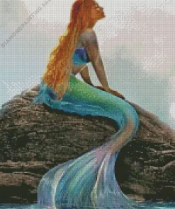 Blond Mermaid 5D Diamond Painting